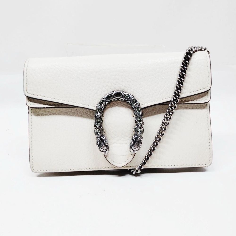 Authentic Gucci Dionysus White Crossbody Bag